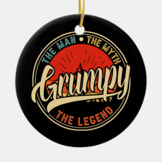 Gumma mannen myten om Legend Fars dag Julgransprydnad Keramik