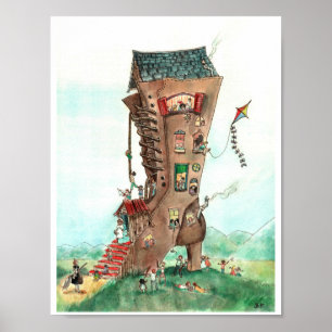 Gumman i skon poster