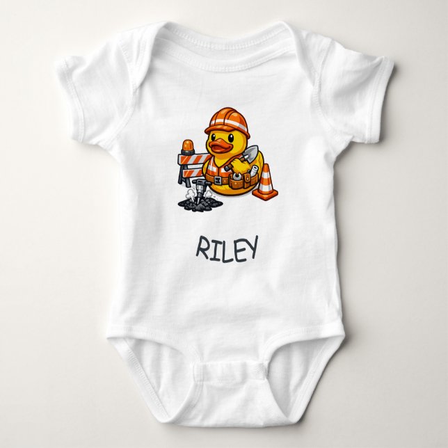 Gummand Arbetsmaskinist T Shirt (Framsida)