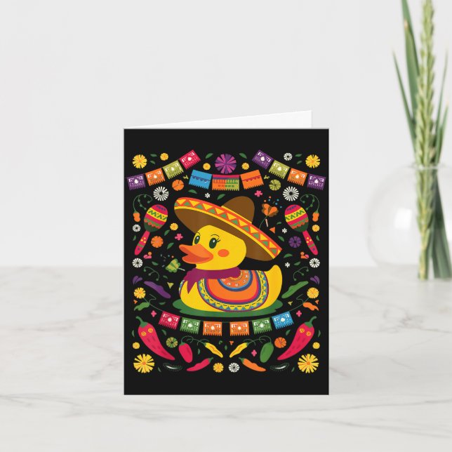 Gummand cinco de mayo  kort (Framsida)