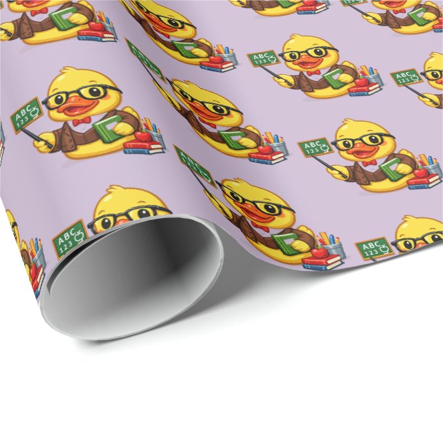Gummand Lärare Presentpapper (Rullad Hörn)