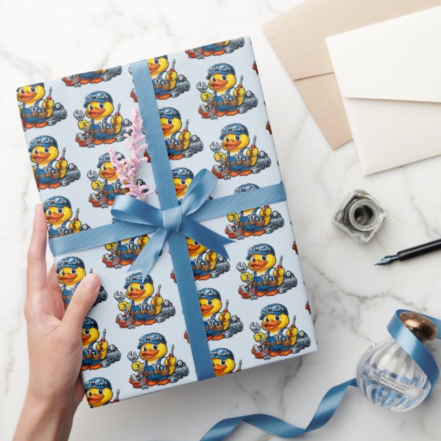 Gummand mekaniker presentpapper (Gifting)