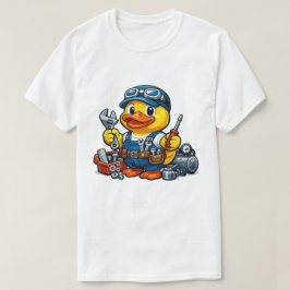 Gummand mekaniker t shirt