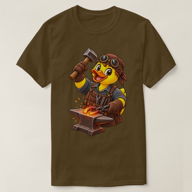 Gummand Svartsmide Vintage Edition T Shirt (Design framsida)
