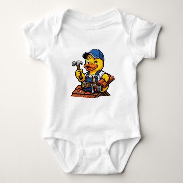 Gummand Takläggare T Shirt (Framsida)