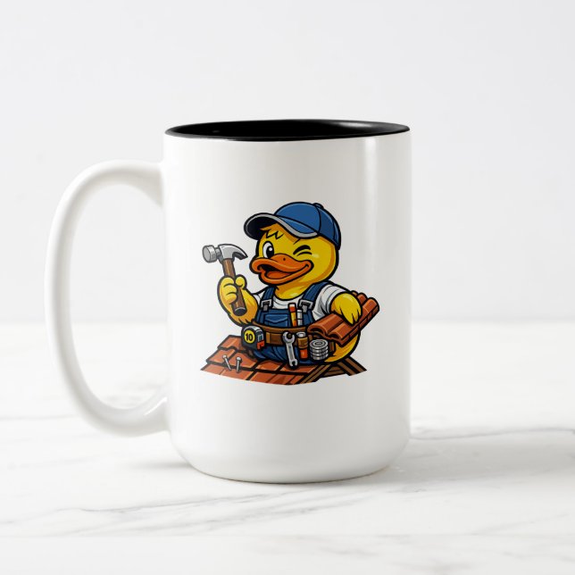 Gummand Takläggare Två-Tonad Mugg (Vänster)