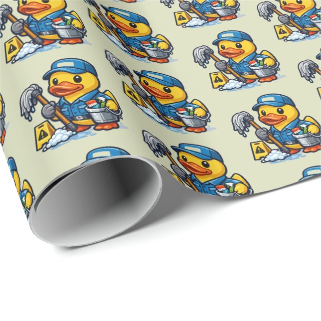 Gummand Vaktmästare Presentpapper (Rullad Hörn)