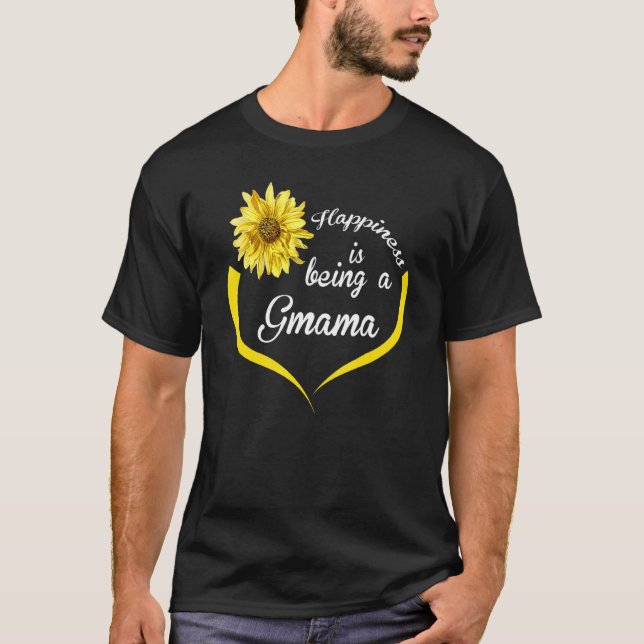 Gummans lycka är en mamma t shirt (Framsida)