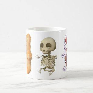 Gummi Bear Anatomy Triptic Mugg