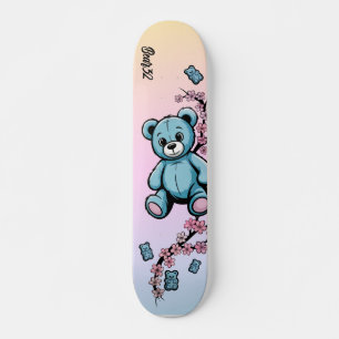 Gummi Blues Mini Skateboard Bräda 18,5 Cm