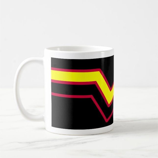 Gummi / Latex Pride Flagga Kaffemugg (Vänster)