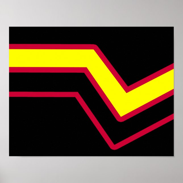 Gummi / Latex Pride Flagga Poster (Framsidan)