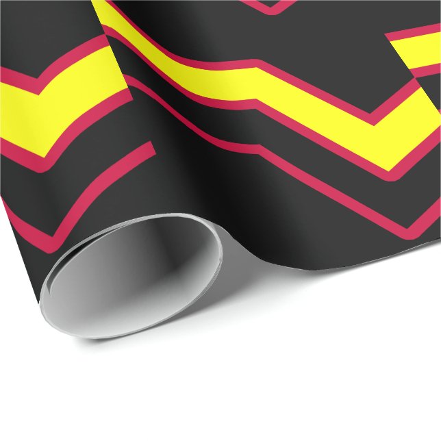 Gummi / Latex Pride Flagga Presentpapper (Rullad Hörn)