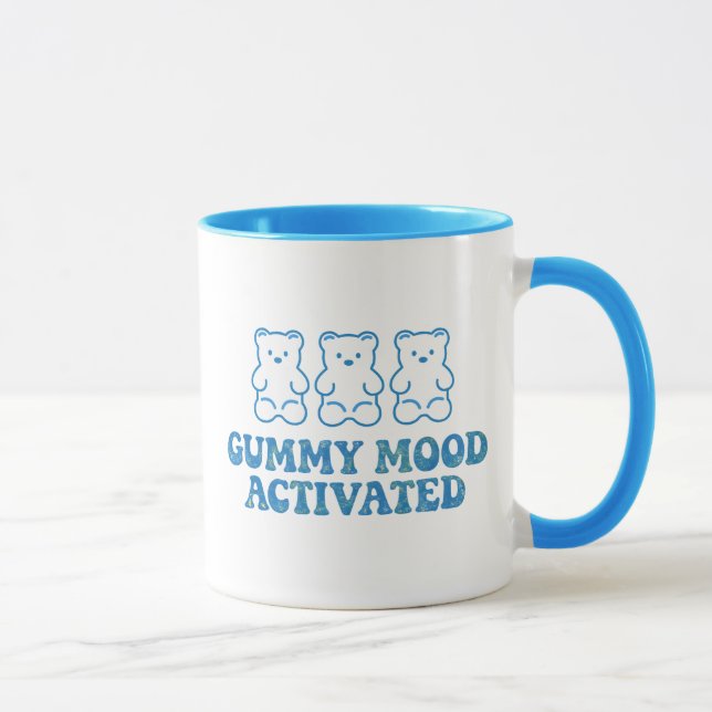 Gummi-stämning aktiverad  mugg (Höger)