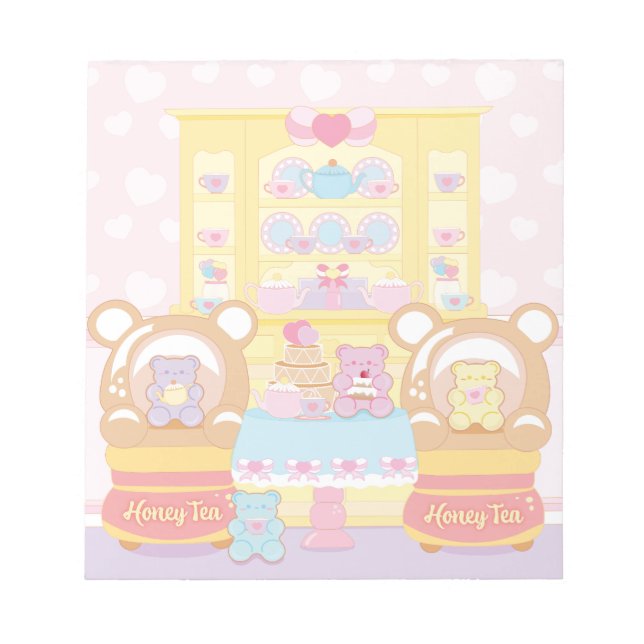 Gummi Sweet honey Tea Anteckningsblock (Framsida)
