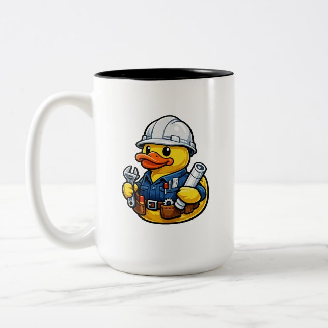 Gummiank Ingenjör Två-Tonad Mugg (Vänster)