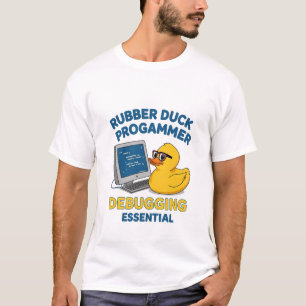 Gummiank Programmerare Roligt Felsöknings Essentia T Shirt