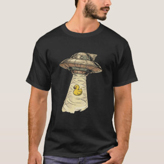 Gummiank UFO Utomjording Rollig Gummiank Långärmad T Shirt
