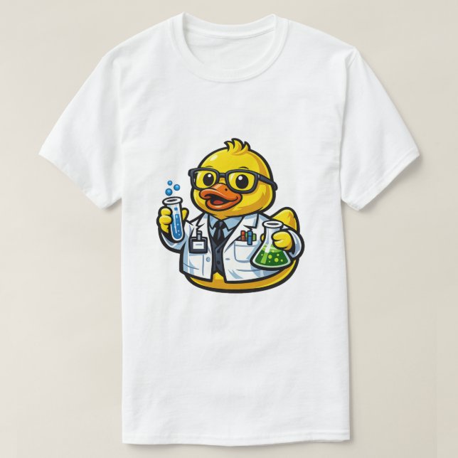 Gummianka Vetenskapsman T Shirt (Design framsida)