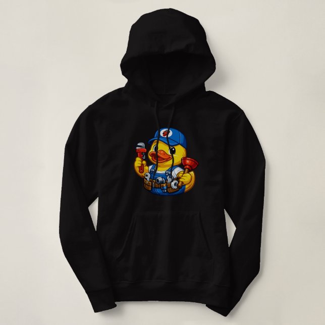 Gummiankdamm rörmokare t shirt (Design framsida)