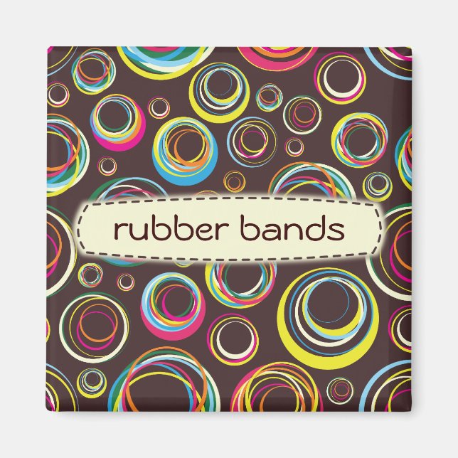 gummiband - beige magnet (Framsidan)