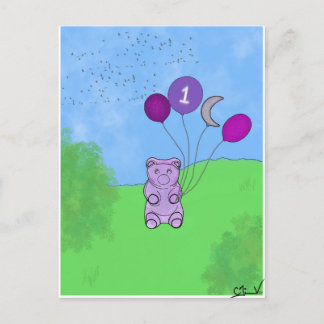 Gummibär 1:a Affisch Vykort