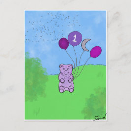 Gummibär första plakat vykort