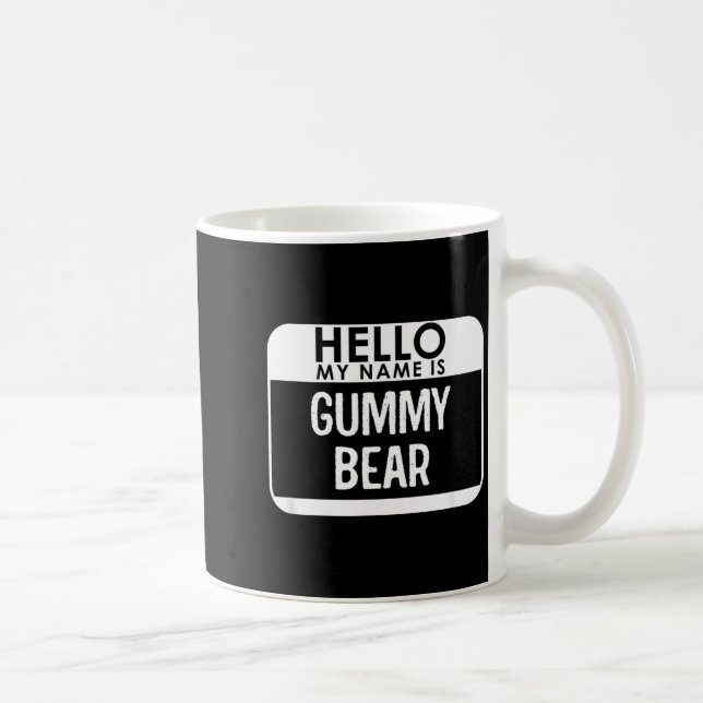 Gummibär Kostymskjorta Rolig Enkel Halloween Kaffemugg (Höger)