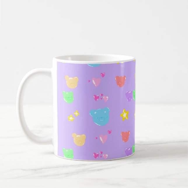 gummibär-mugg kaffemugg (Vänster)