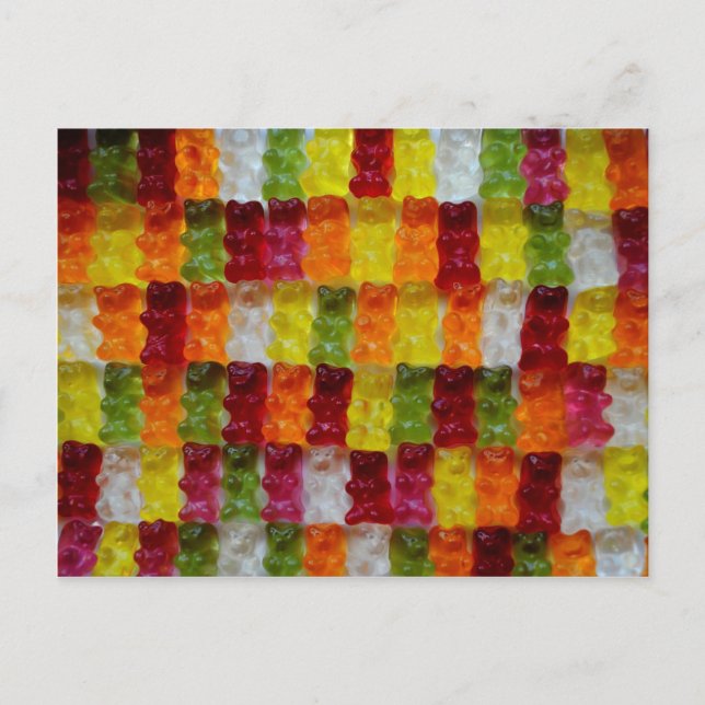 Gummibärchen Vykort (Framsida)
