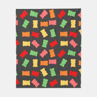Gummibärsinslagspapper Fleecefilt
