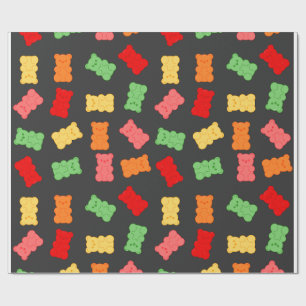 Gummibärsinslagspapper Presentpapper