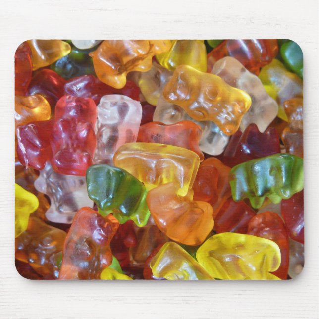 Gummibjörnar Bakgrund Musmatta (Framsidan)