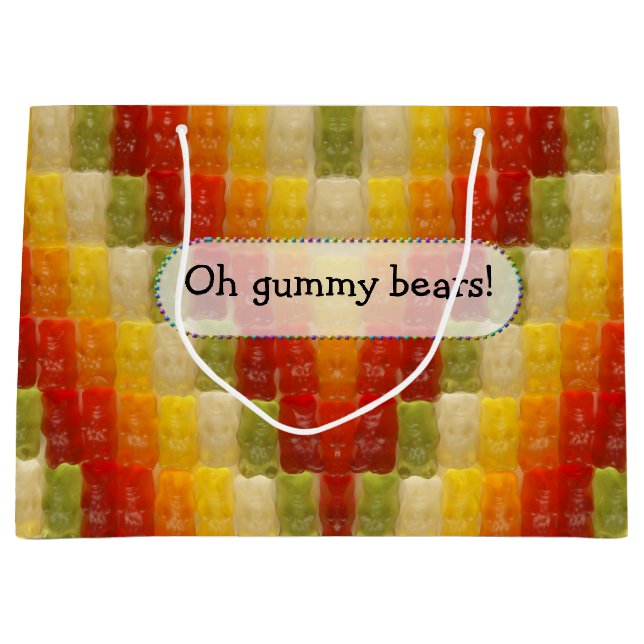 gummibjörnar - presentpåse (Framsidan)