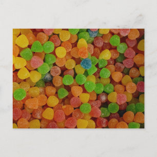 Gummidroppar Godis Vykort
