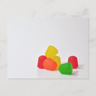 Gummidroppar Vykort