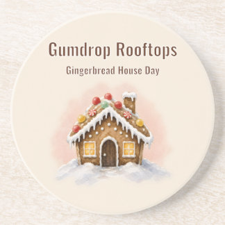 Gummidropps Tak Pepparkakshus Dag Underlägg
