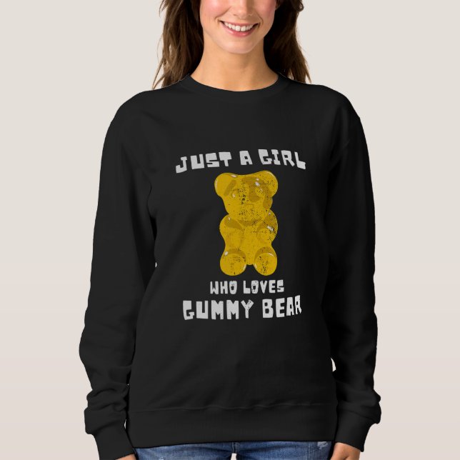Gummier Fruktig Bears Candy är bara en flicka som  T Shirt (Framsida)