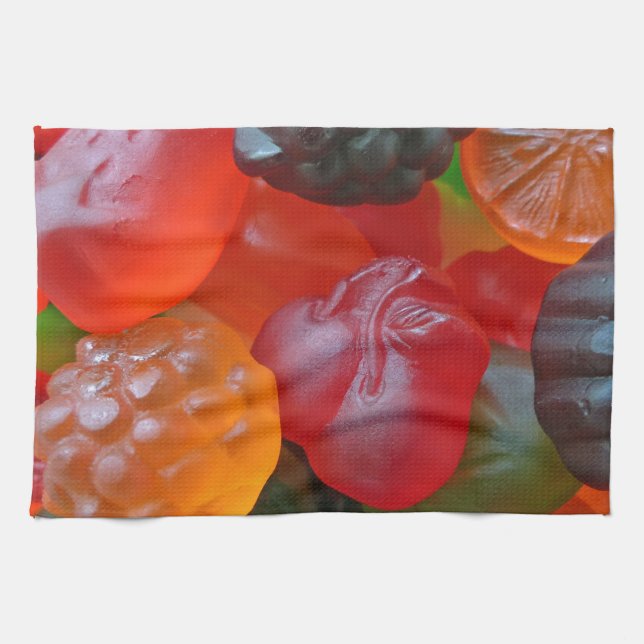 Gummifrukter Kökshandduk (Horisontell)