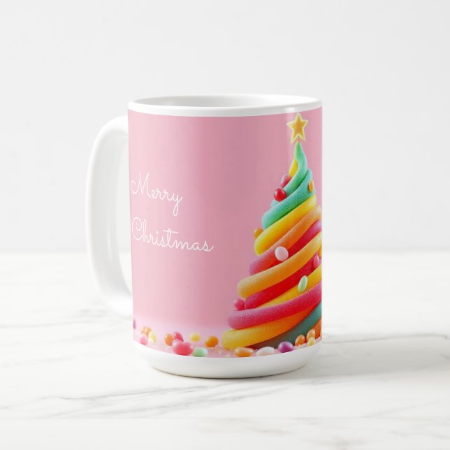 Gummigjulstree Kaffemugg (Framsida vänster)