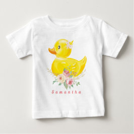 GUMMIGUMMA Flickas Första Födelsedags T-Shirt Bebi