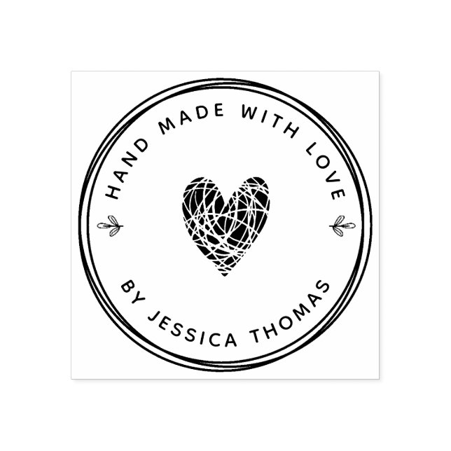 Gummigummi frimärke i kärlek stämpel (Tryck)