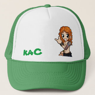 Gummigummilock Truckerkeps