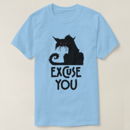 Gummikatt ursäktar dig t shirt