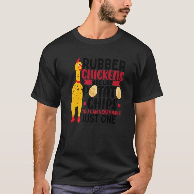 Gummikycklingar är som Chic av potatis Chip T Shirt (Framsida)