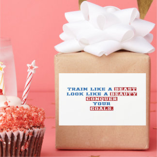 Gummimotiveringsofferter Rektangulärt Klistermärke