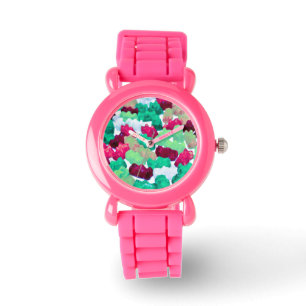 Gummipäron Fototryckerigodis Sötmat Mode Armbandsur