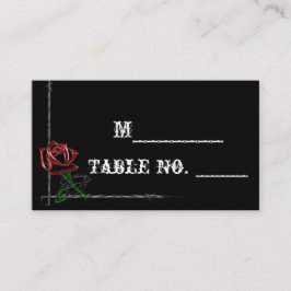 Gummiskabelråd och Ro Bröllop-platskort Placeringskort