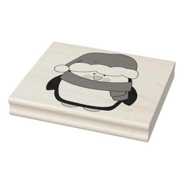 Gummistämpel - Julpenguin Stämpel (Stämpel)