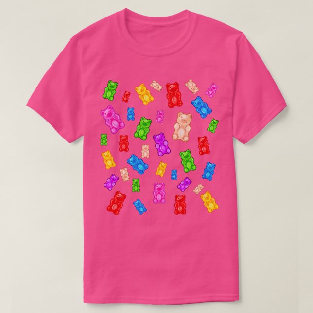 Gummy Bear Candy Mix T Shirt (Design framsida)